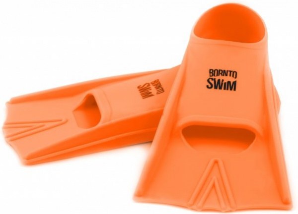 BornToSwim Junior Short Fins Orange