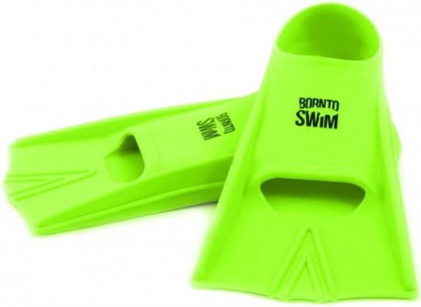 BornToSwim Junior Short Fins Green