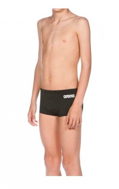 Boy's swimsuit Arena Solid Short Junior Black/White