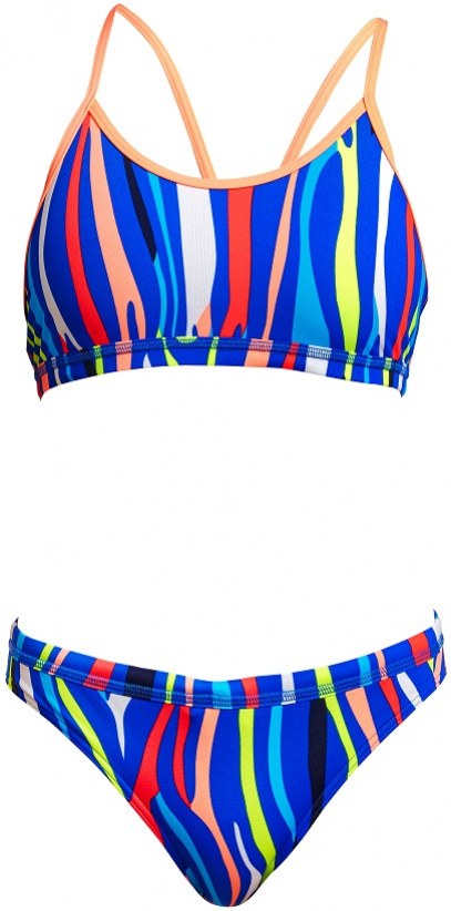 Girl's swimsuit Funkita Raw Hide Racerback Two Piece Girls