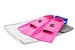 BornToSwim Pink silicone swimming fins 