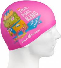 Mad Wave Pool King Swim Cap Junior