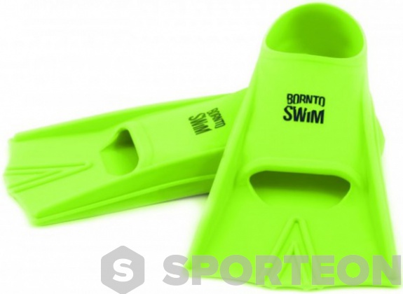BornToSwim Junior Short Fins Green