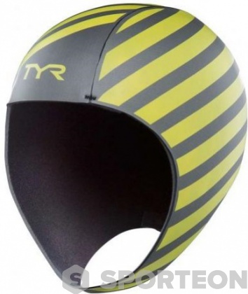Tyr Hi-Vis Neoprene Cap Yellow/Black