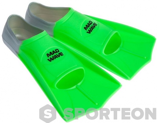 Mad Wave Short Training Fins Green