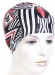 Swim cap Mad Wave Stripes Silicone