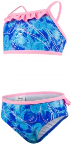 Speedo Disney Frozen Allover 2 Piece Girl Beautiful Blue/Turquoise/Pink Splash Speedo Disney Frozen Allover 2 Piece Girl Beautiful Blue/Turquoise/Pink Splash