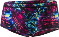 Speedo Ramen Iki Reversible 14cm Allover Brief Black/Aquasplash/Papaya Punch Speedo Ramen Iki Reversible 14cm Allover Brief Black/Aquasplash/Papaya Punch
