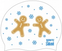 BornToSwim Christmas Gingerbread Cap