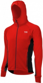 Tyr Male Victory Warm-Up Jacket Red/Black