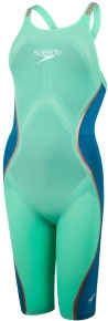 Speedo Fastskin LZR Pure Intent Openback Kneeskin Green Glow/Nordic Teal/Rose Gold Speedo Fastskin LZR Pure Intent Openback Kneeskin Green Glow/Nordic Teal/Rose Gold