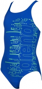 Arena Little Stars V Back One Piece Junior Neon Blue/Golf Green Arena Little Stars V Back One Piece Junior Neon Blue/Golf Green