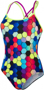Speedo Allover Double Crossback 1 Piece Fluo Yellow/Diva/Black/Green Glow Speedo Allover Double Crossback 1 Piece Fluo Yellow/Diva/Black/Green Glow
