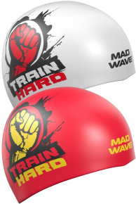 Mad Wave Train Hard Reversible Swim Cap