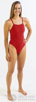 Finis Skinback Solid Red 