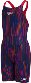 Speedo Fastskin Endurance+ Openback Kneeskin Girl Black/Dragonfire Orange/Punchy Pink/Blue Flame Speedo Fastskin Endurance+ Openback Kneeskin Girl Black/Dragonfire Orange/Punchy Pink/Blue Flame
