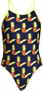 Funkita Golden Circle Diamond Back One Piece Girls