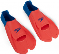 Speedo Training Fin Fluro Tangerine/Pool Blue/Blue Flame