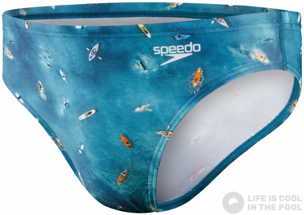 Speedo Escape 5cm Brief Artic Teal/Tile/Black