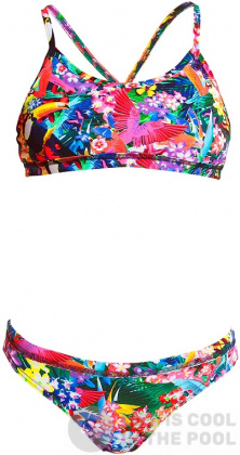 Funkita Jungle Boogie Racerback Two Piece Girls