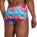 Speedo Rainbow Wave 17cm Club Training Allover Brief Magenta/Fluro Pink/Ultraviolet/Pool