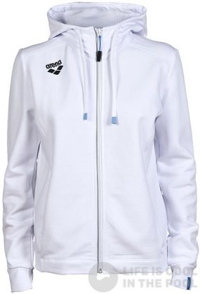 Arena Women Team Hooded Jacket Panel White