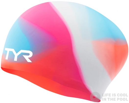 Tyr Tie Dye Long Hair Silicone Cap Junior