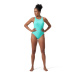 Speedo Solid High Neck Arctic Glass Blue