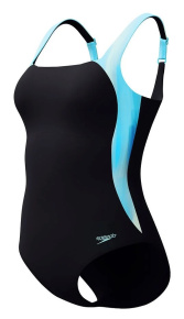Speedo Shaping LunaLustre Printed 1 Piece Black/Arctic Speedo Shaping LunaLustre Printed 1 Piece Black/Arctic