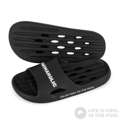 Swimaholic Pool Slippers Black